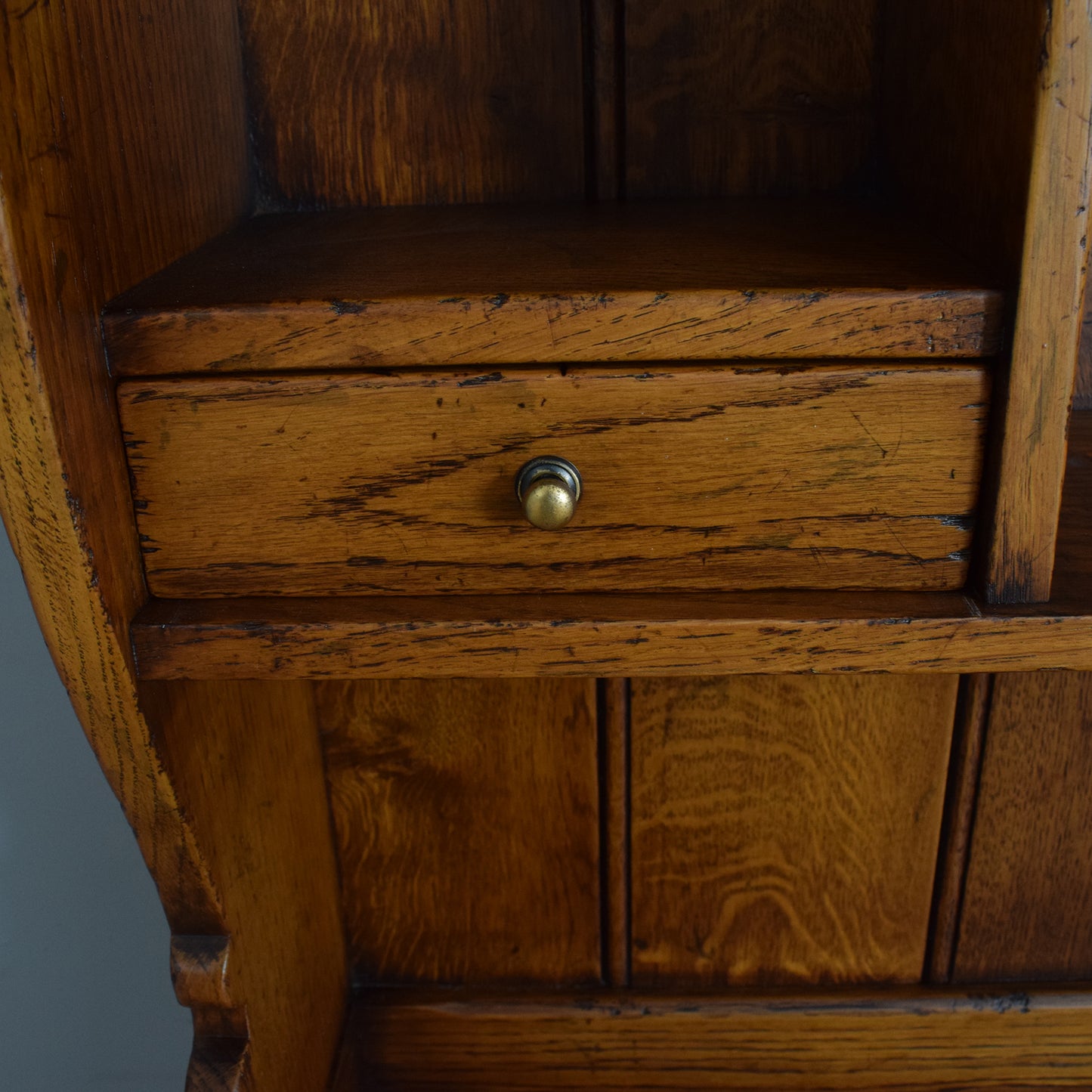 Large Vintage Oak Dresser