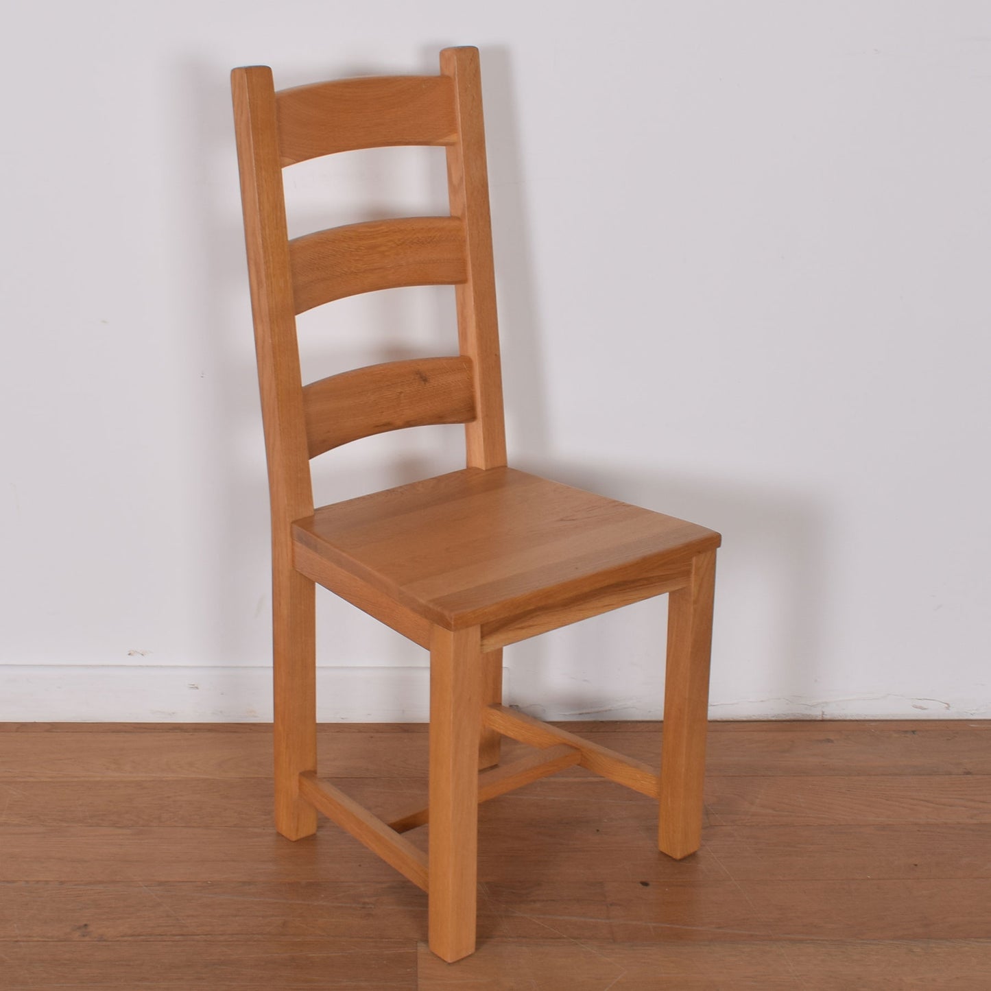 Light Oak Table with Six Chairs