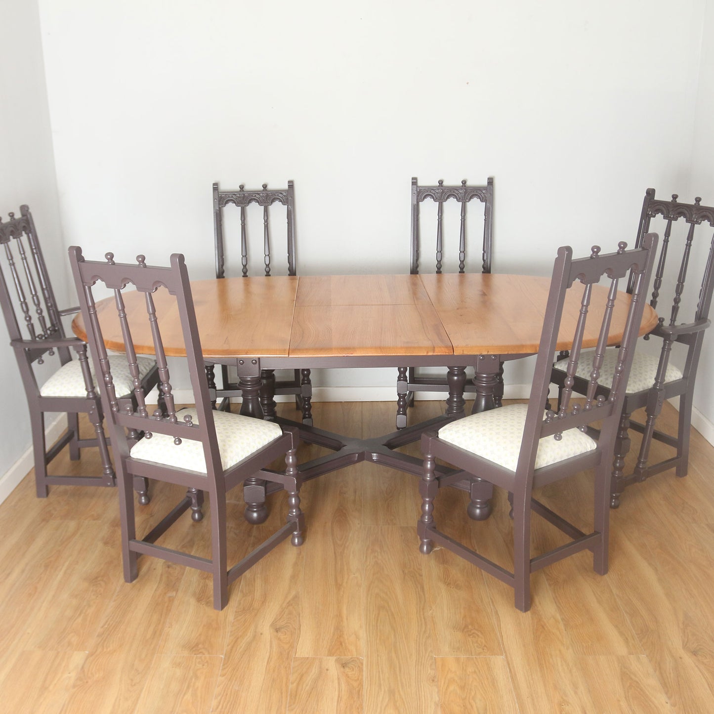 Ercol Table and Six Chairs