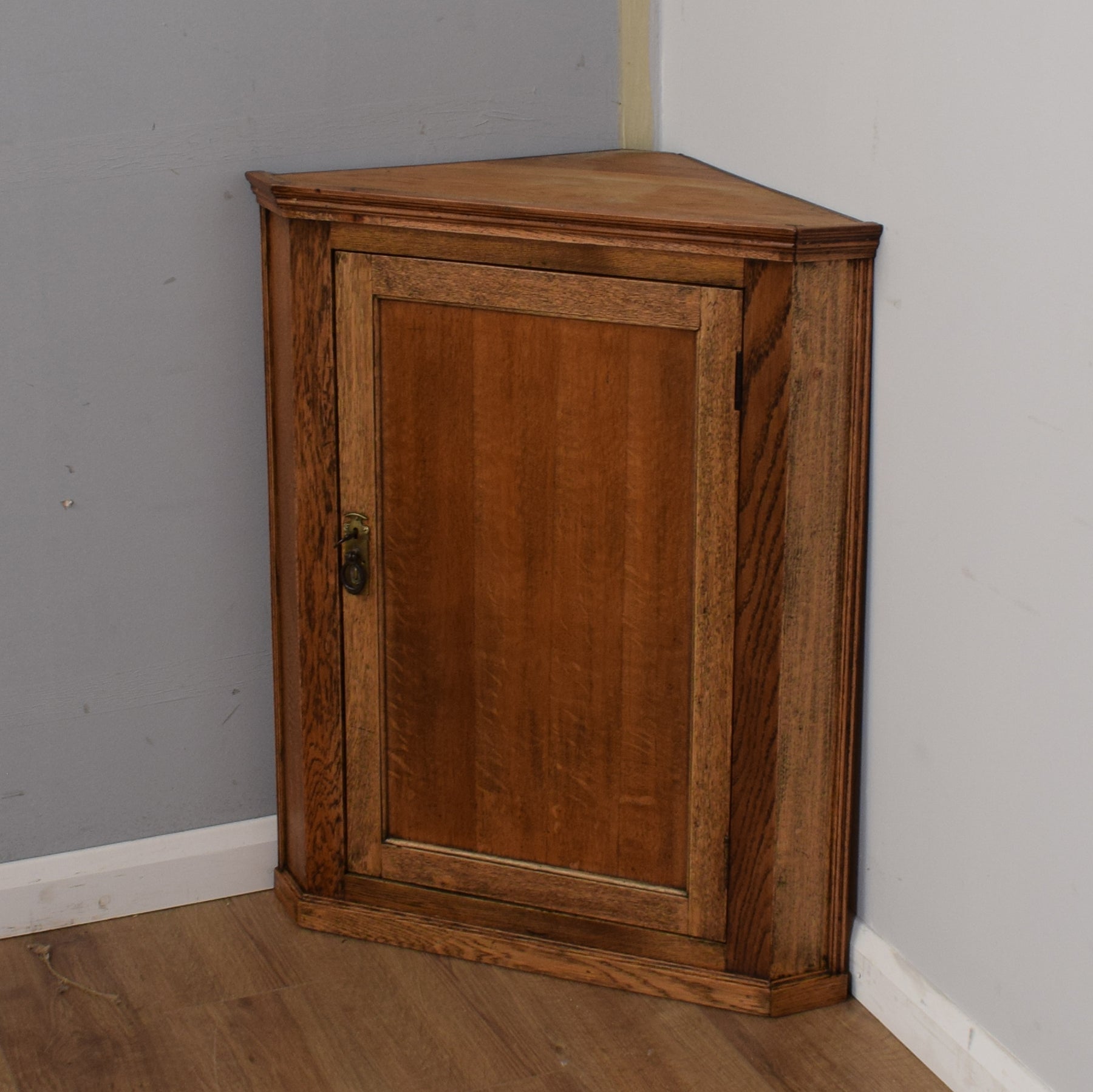 Vintage corner deals wall cabinet