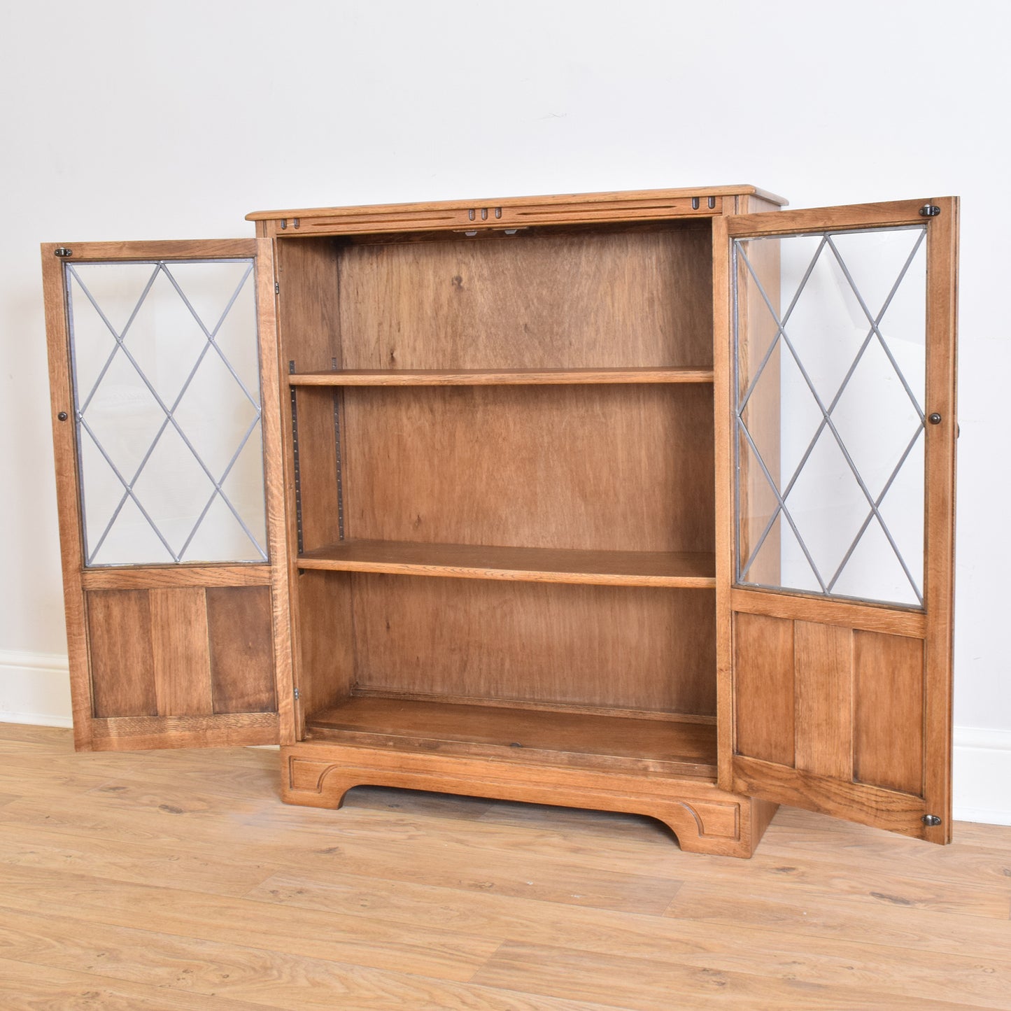Glazed Oak Bookcase