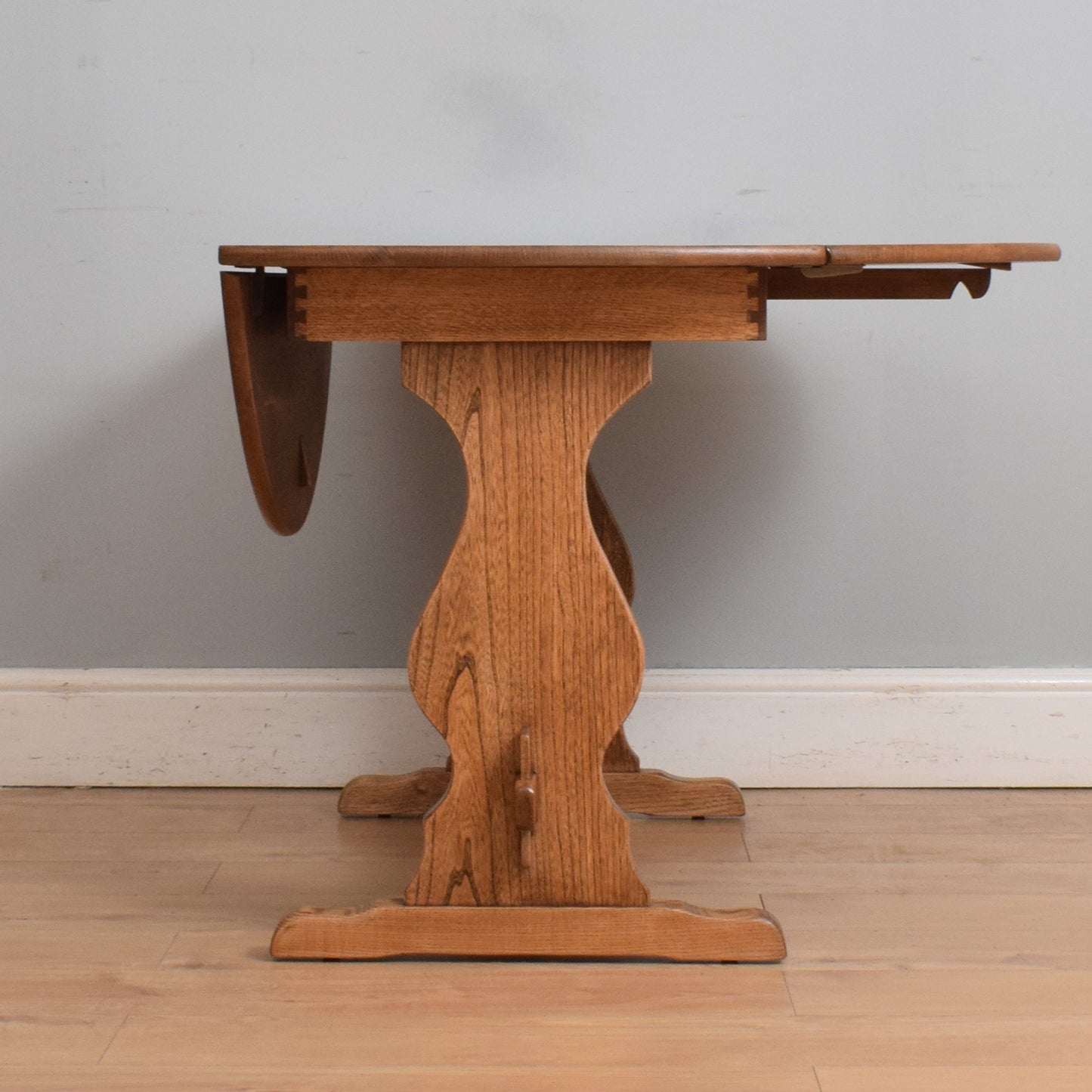 Restored Drop-Leaf Table and Four Chairs