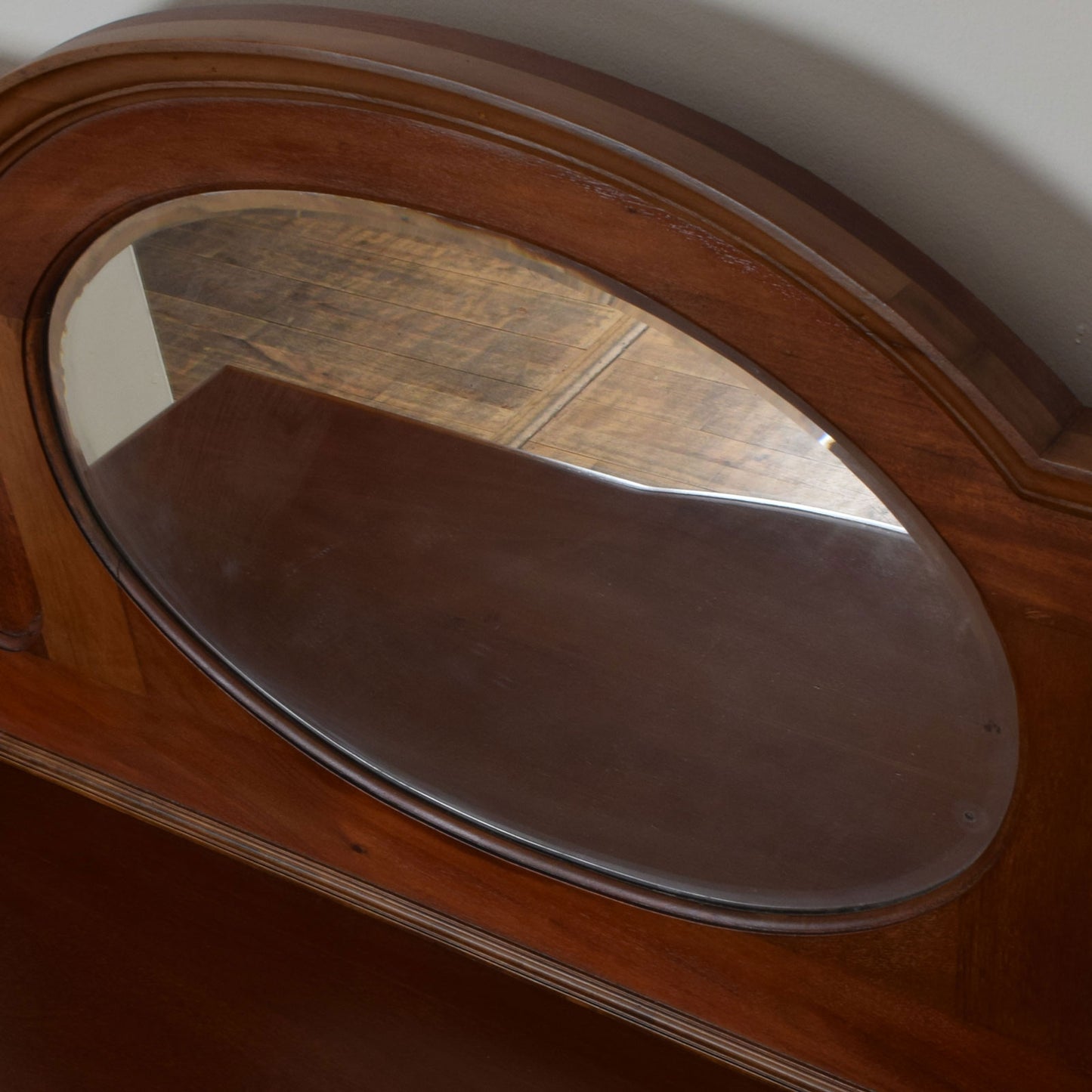 Mirrored Mahogany Sideboard