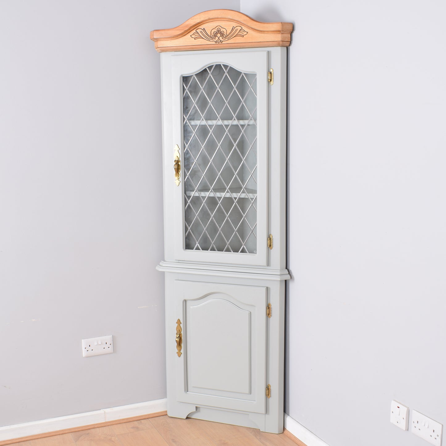 Painted Corner Cabinet