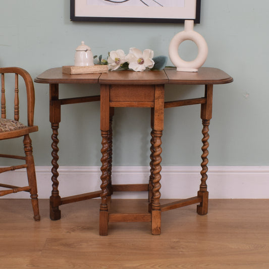 Oak Drop Leaf Table
