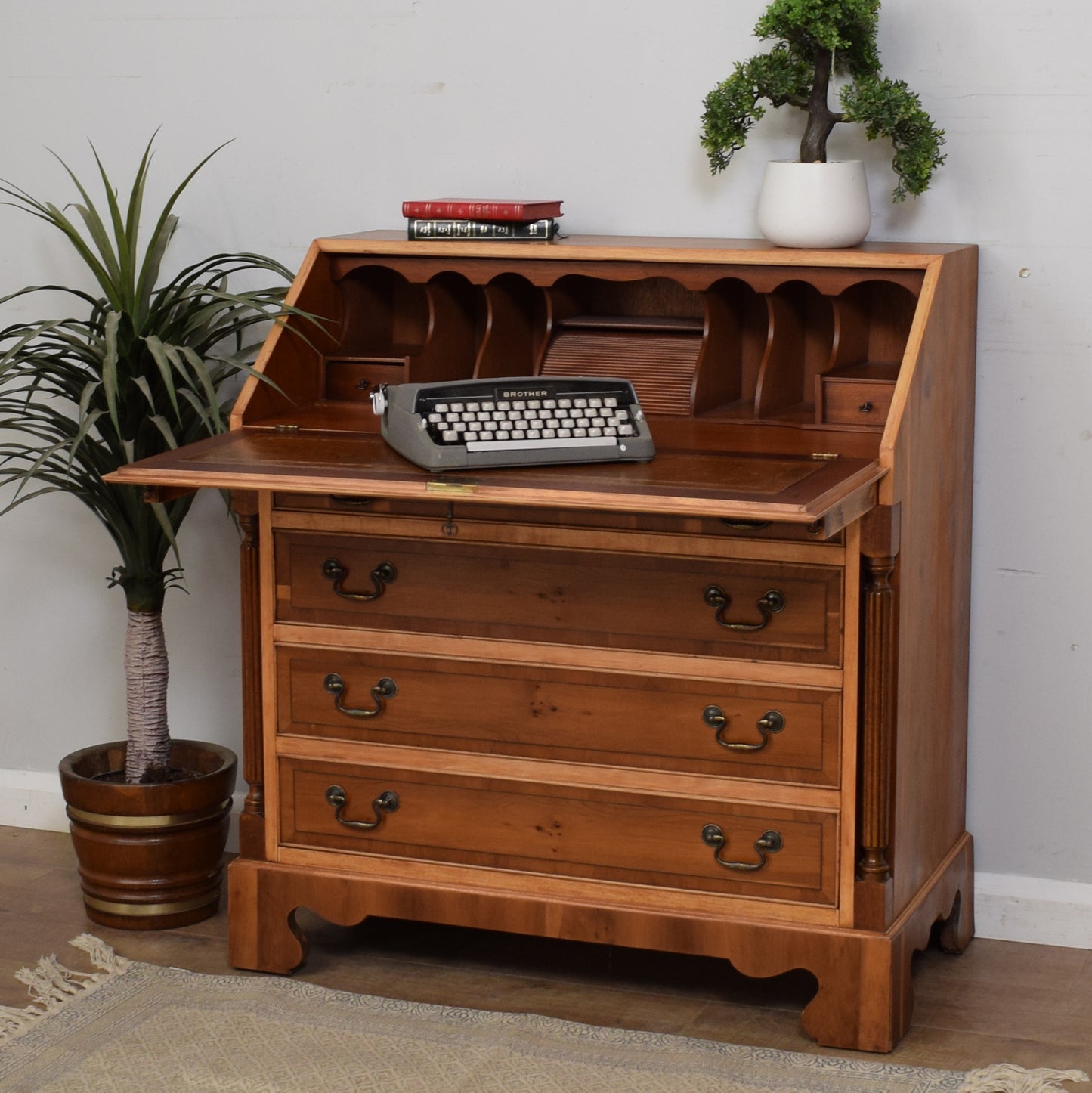 Restored Walnut Writing Bureau