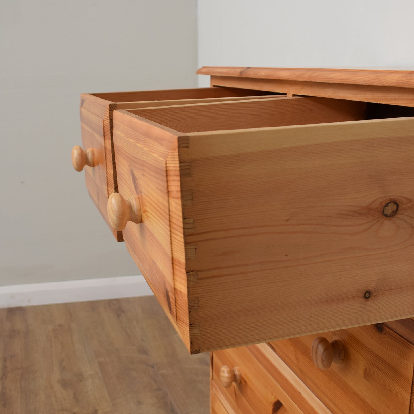 Solid Pine Chest Of Drawers