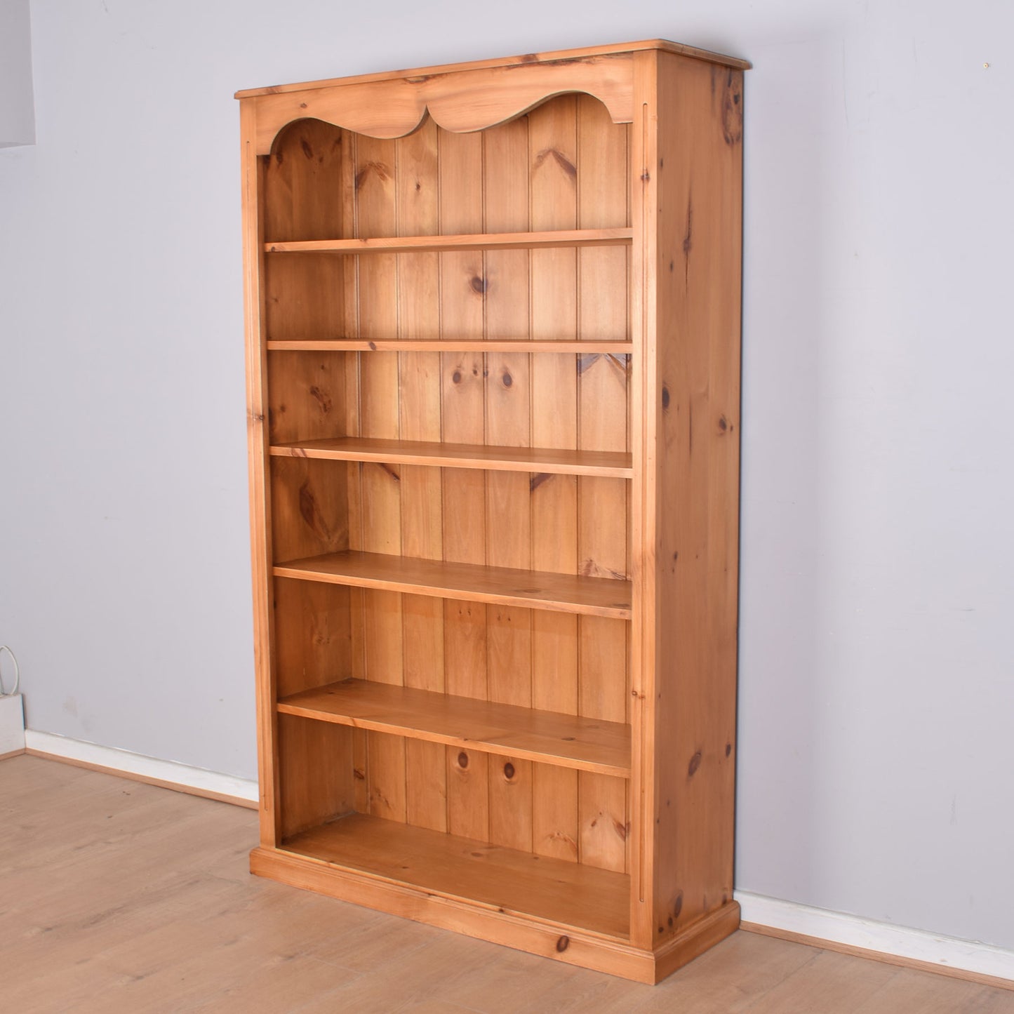 Large Solid Pine Bookcase