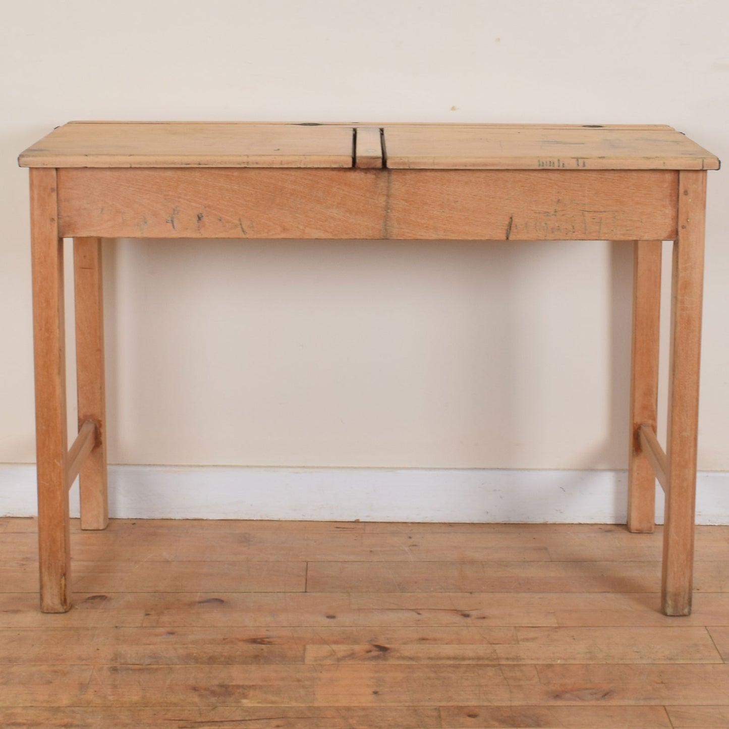 Rustic Pine School Desk