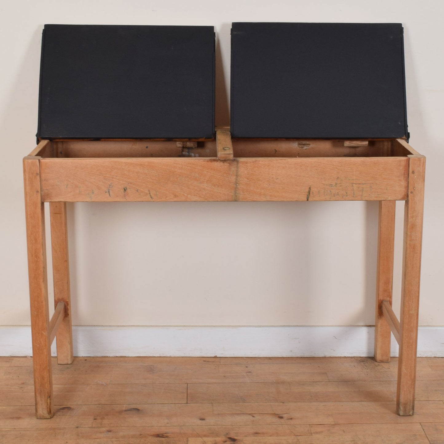 Rustic Pine School Desk