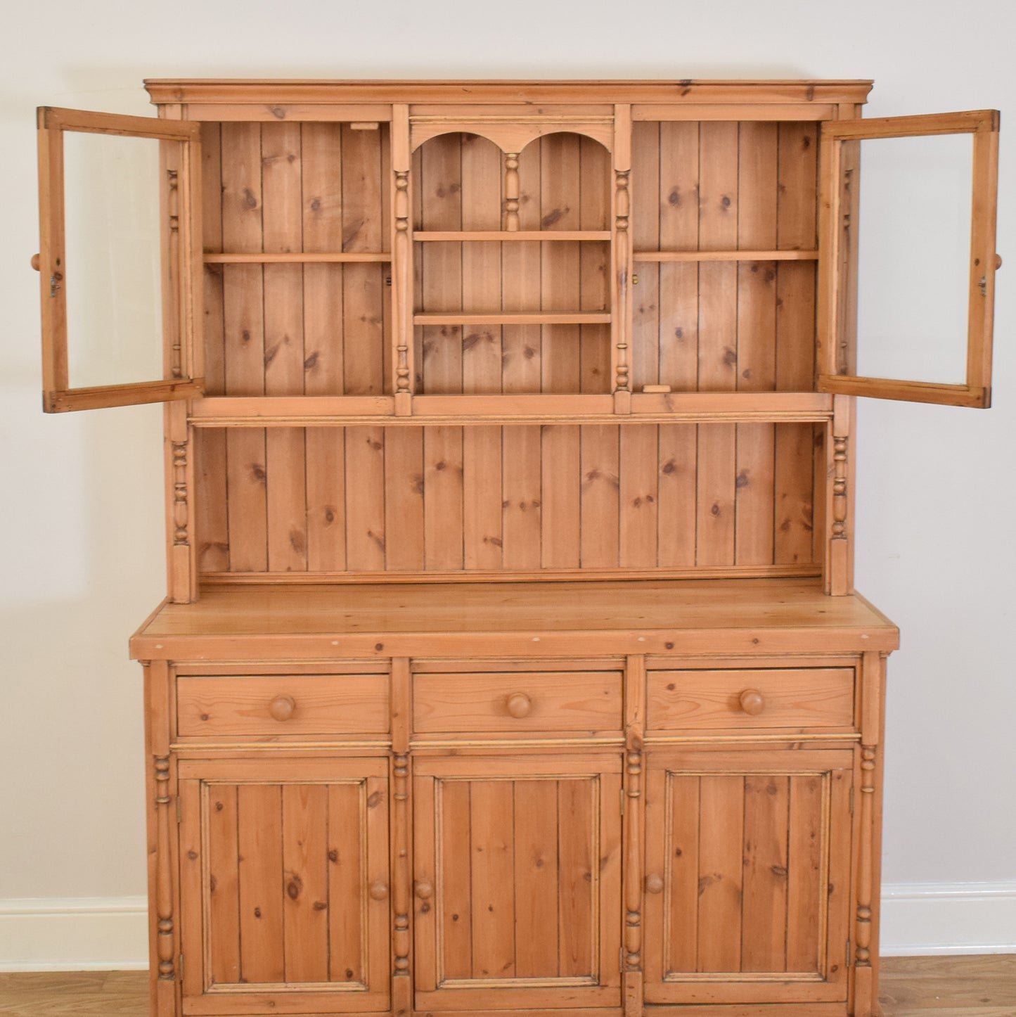 Rustic Waxed Pine Dresser