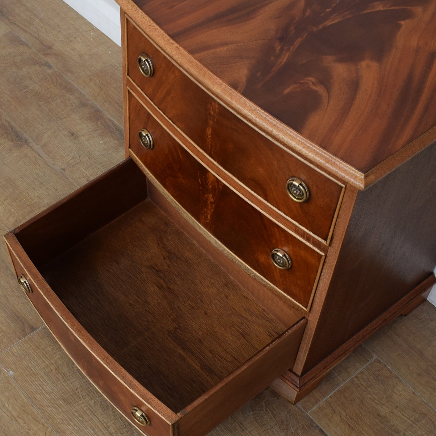 Small Bow-fronted Chest Of Drawers