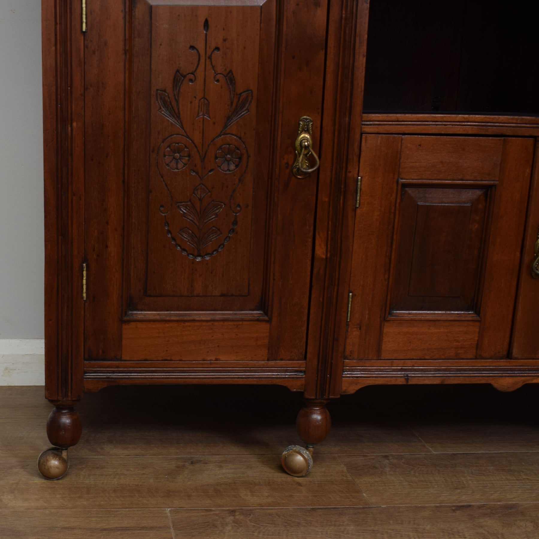 Antique deals mahogany buffet