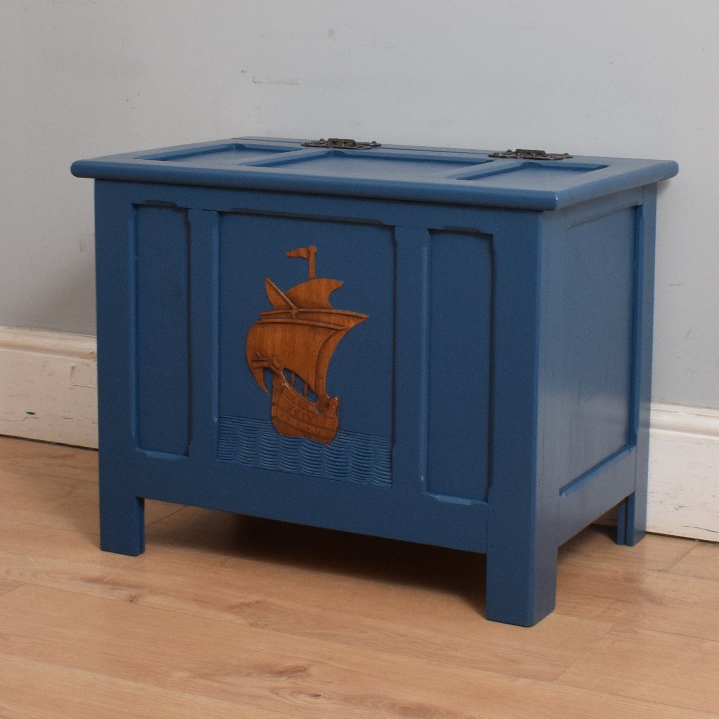Small Painted Ottoman