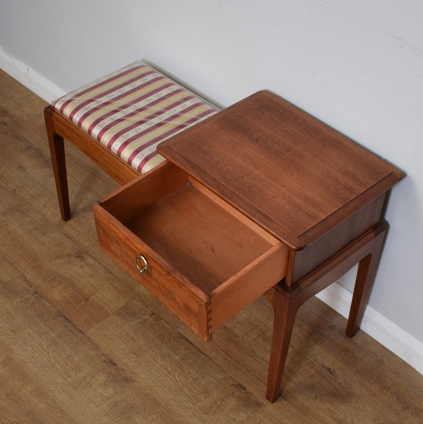 Restored Stag Telephone Table