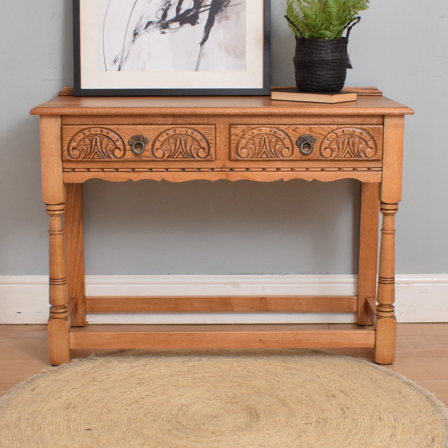 Restored Old Charm Console Table