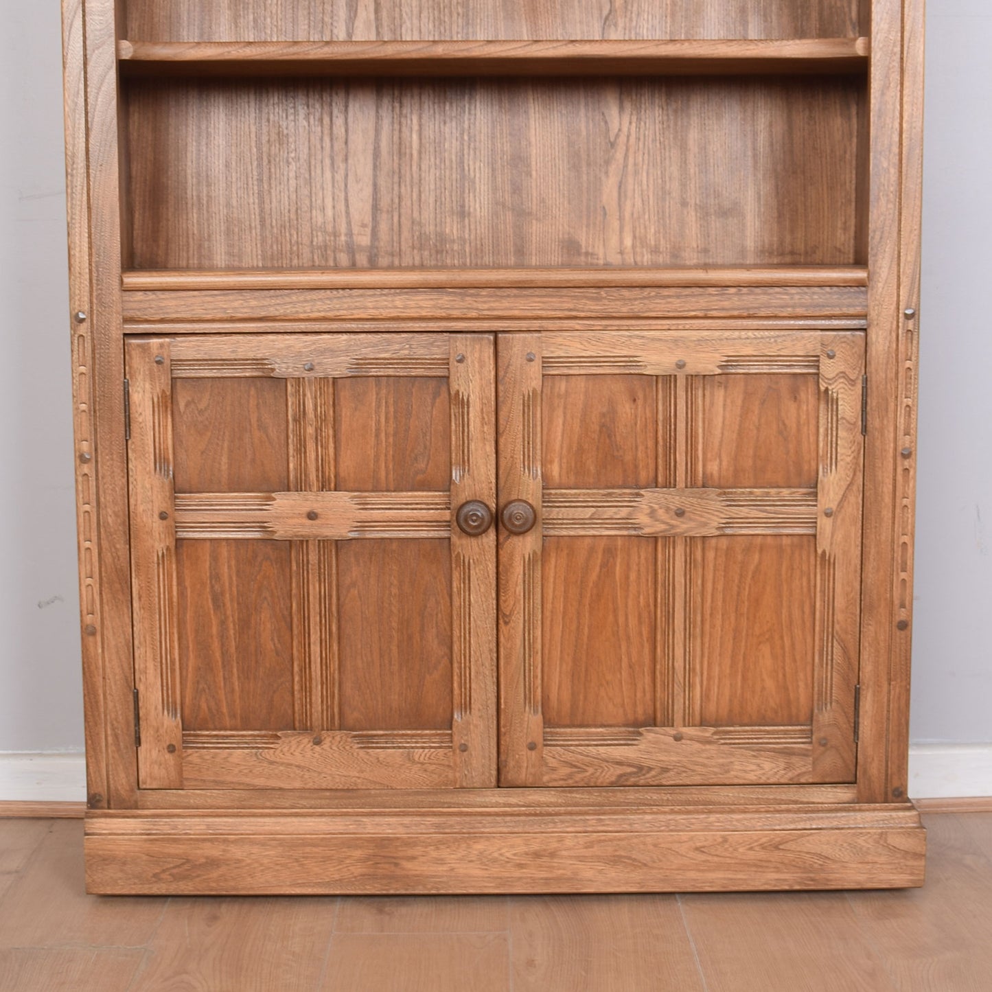 Ercol Bookase with Cupboard