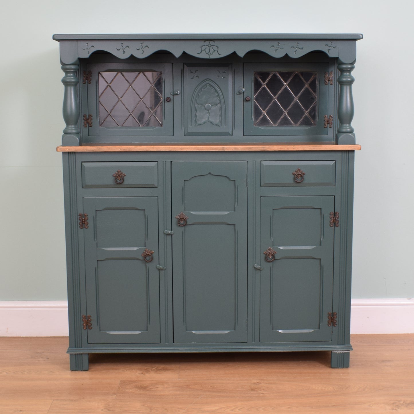 Painted Court Cabinet