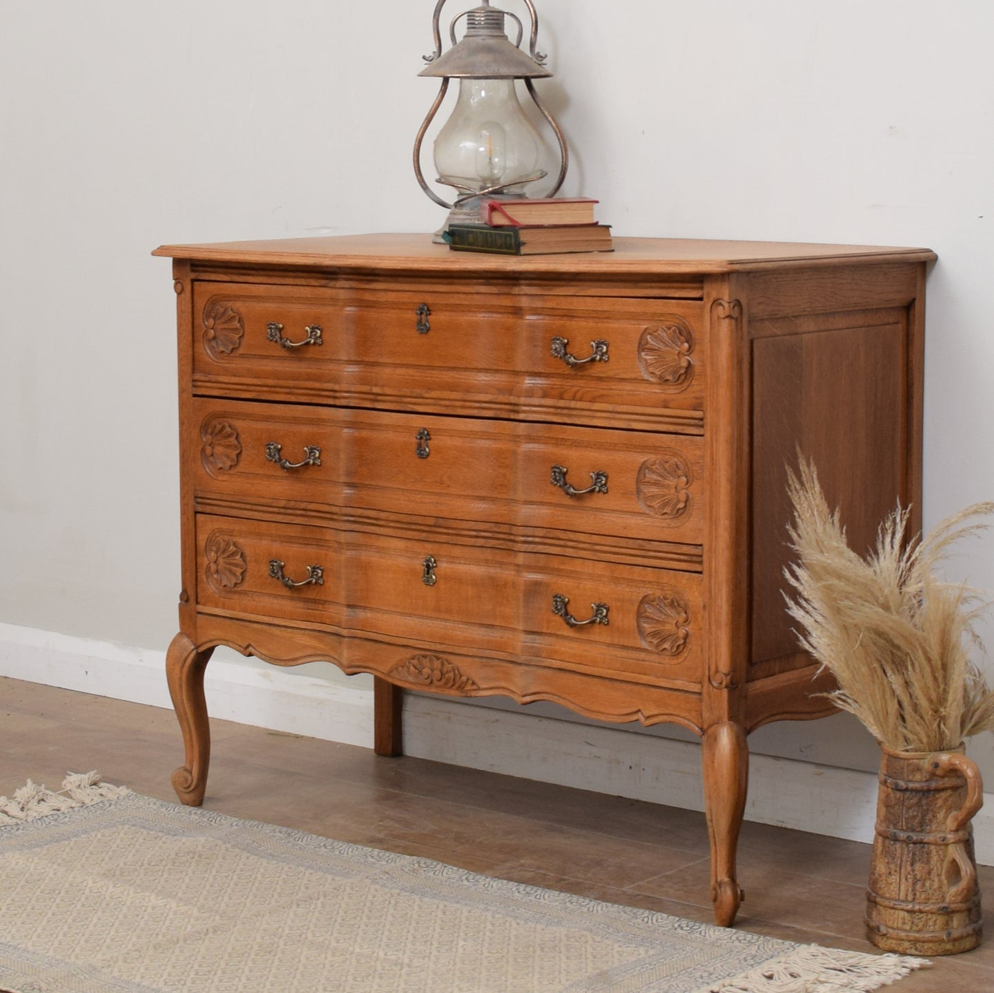 French Oak Chest Of Drawers