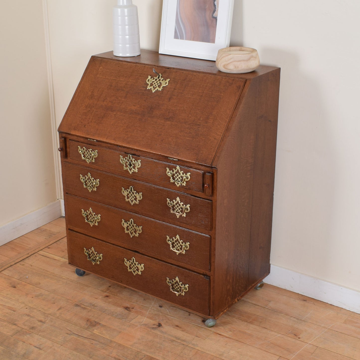 Rustic Mahogany Bureau