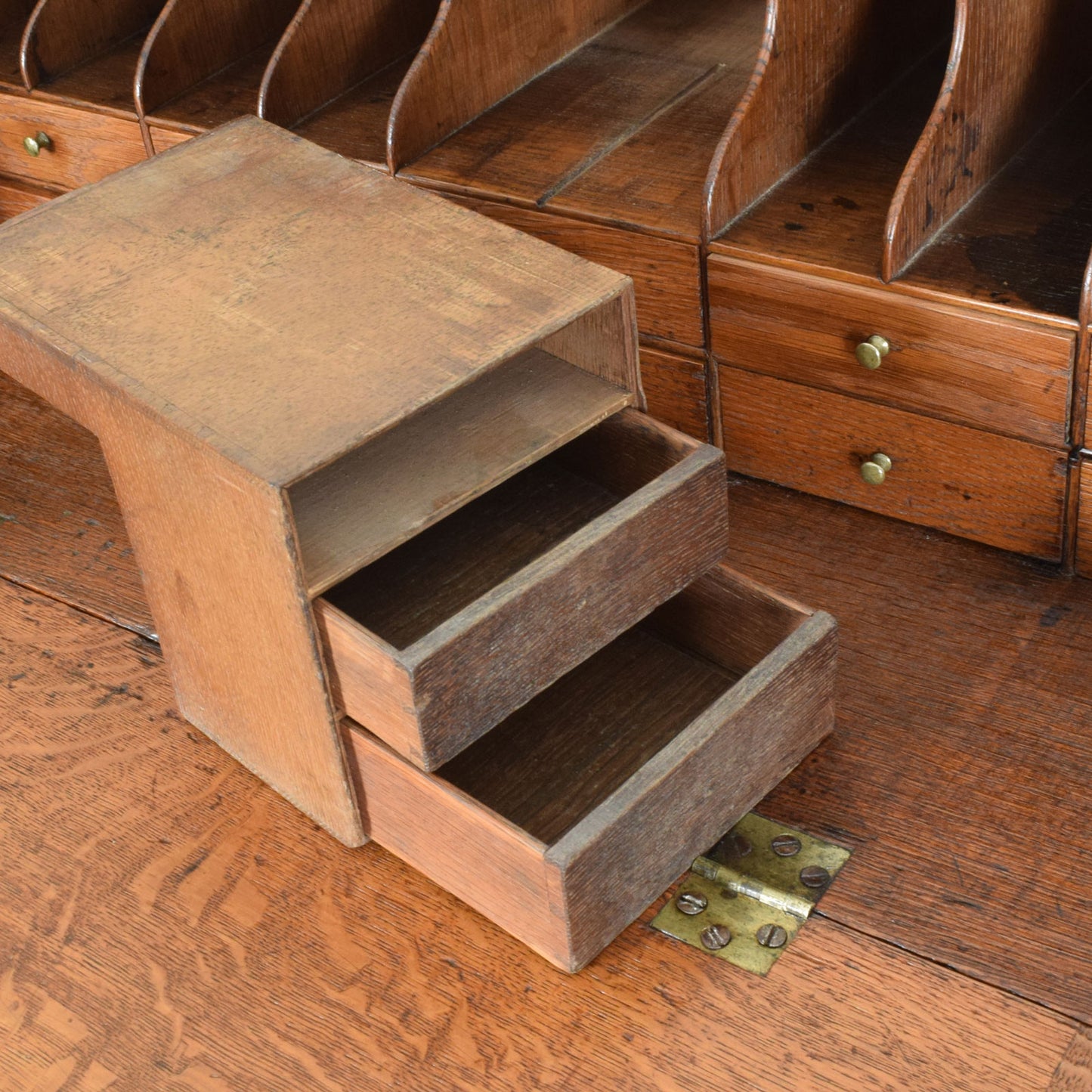 Rustic Mahogany Bureau