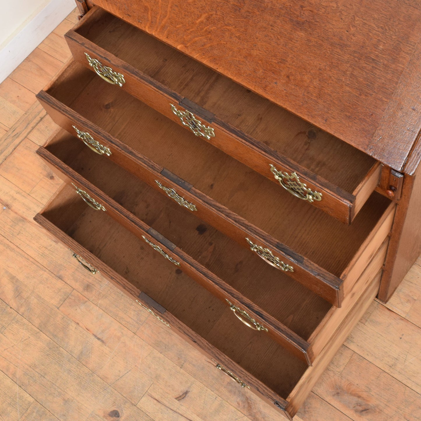 Rustic Mahogany Bureau