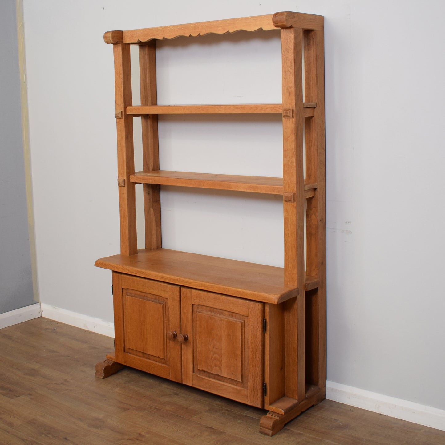 Restored Solid Oak Bookcase