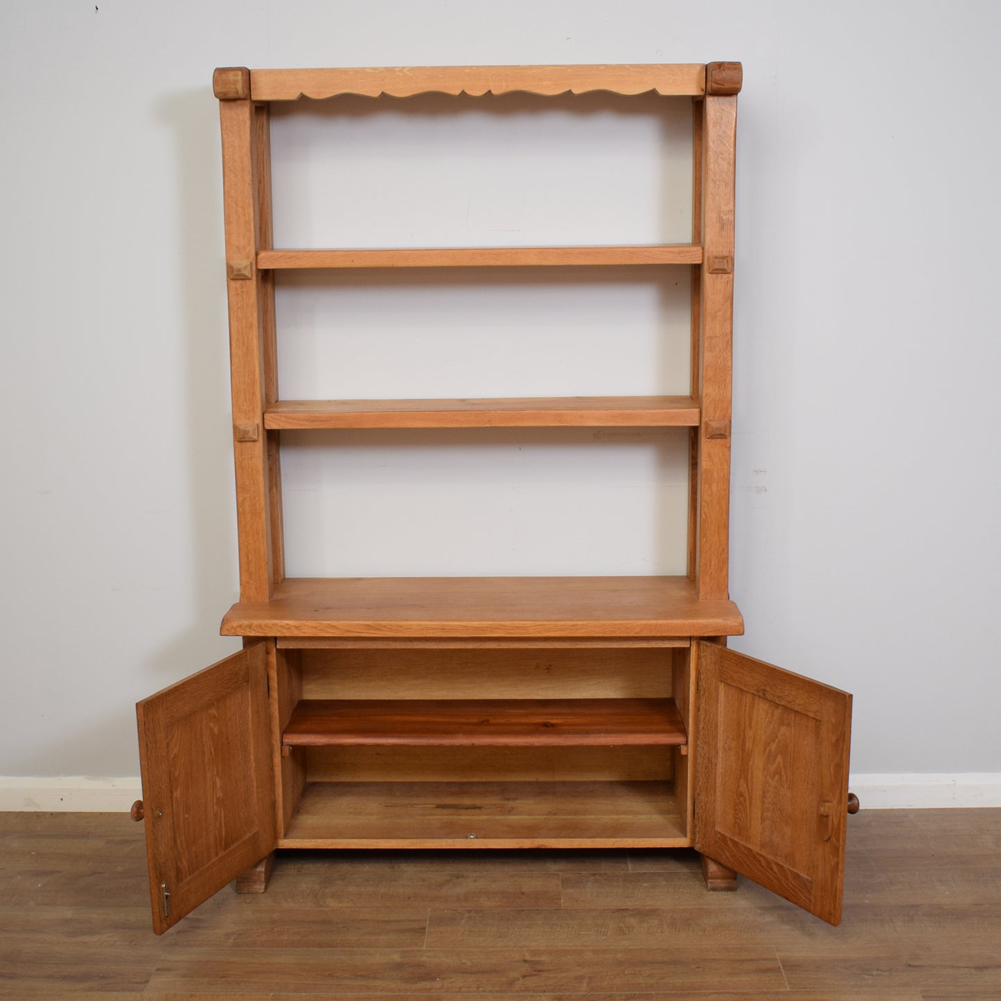Restored Solid Oak Bookcase
