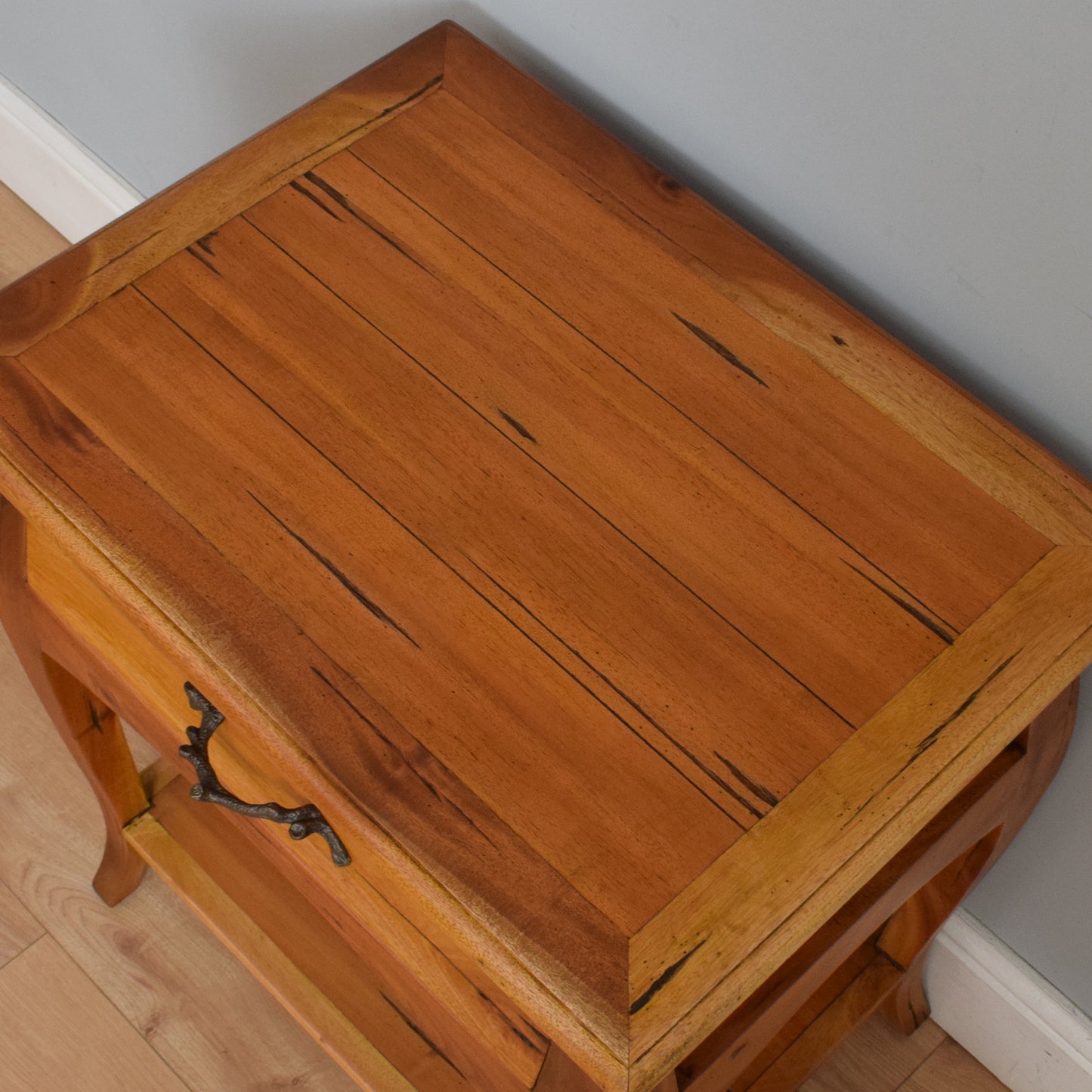 Restored Hardwood Side Table