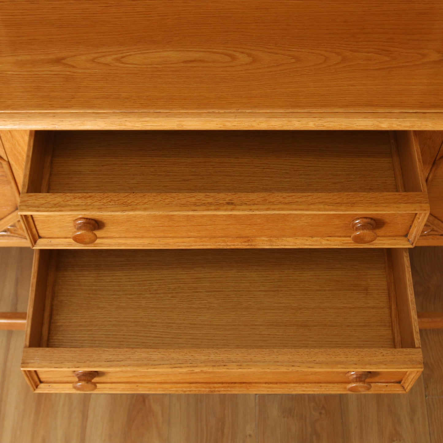 Carved Oak Dresser