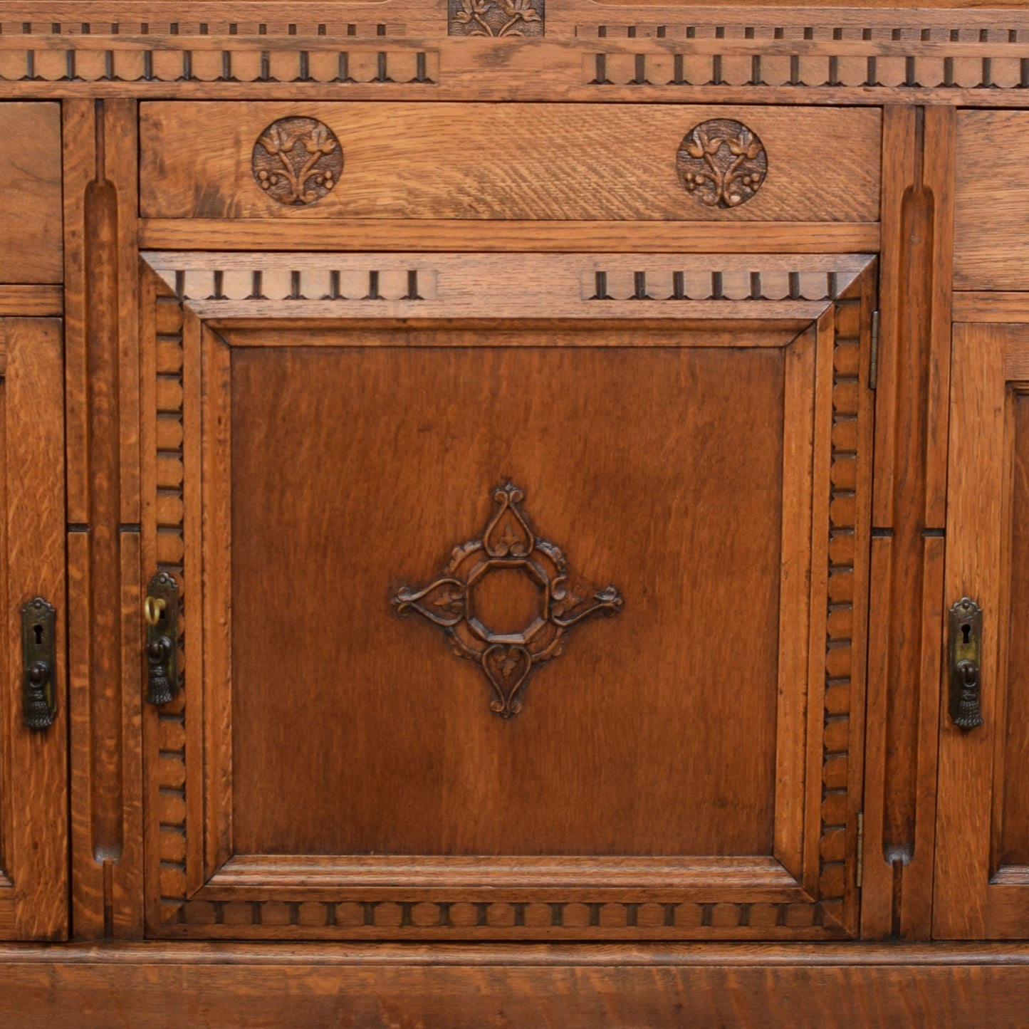 Carved Art-Deco Style Sideboard