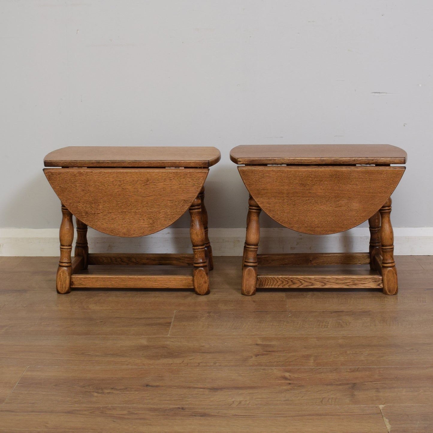 Pair Of Small Drop Leaf Tables