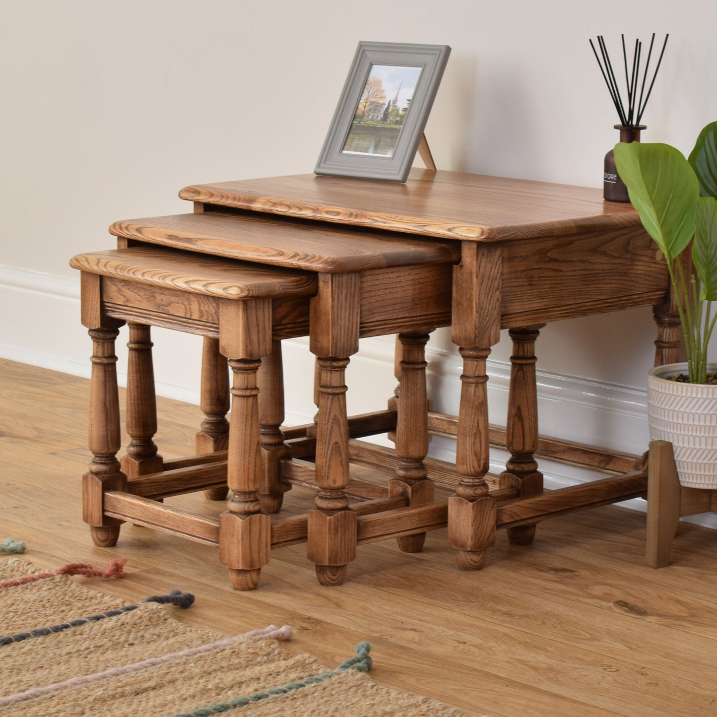 Restored Ercol Nest Of Tables