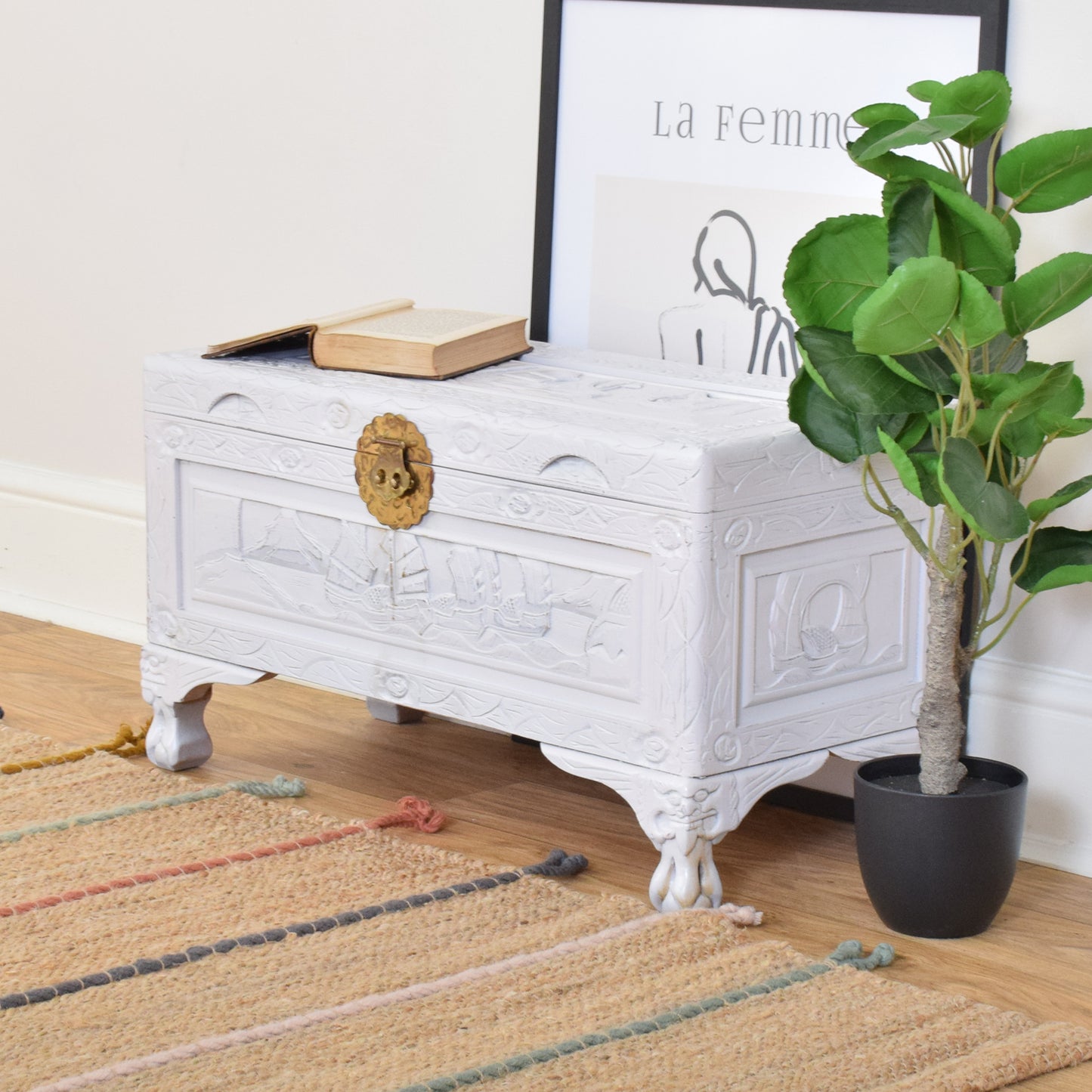 Painted Camphor Chest