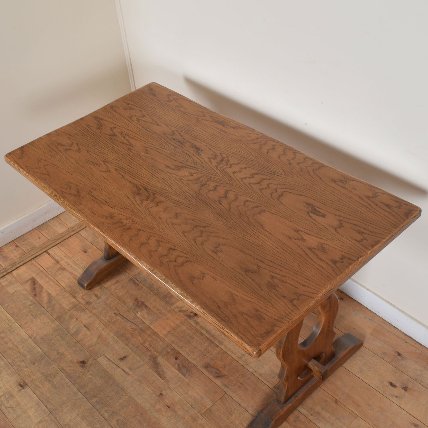 Classic Oak Table and Four Chairs