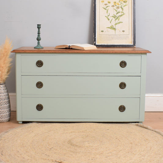 Painted Low Chest of Drawers