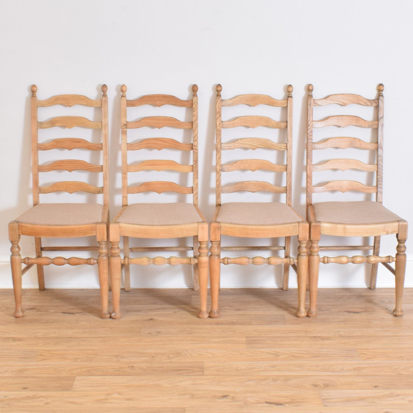 Oak Table and Four Chairs