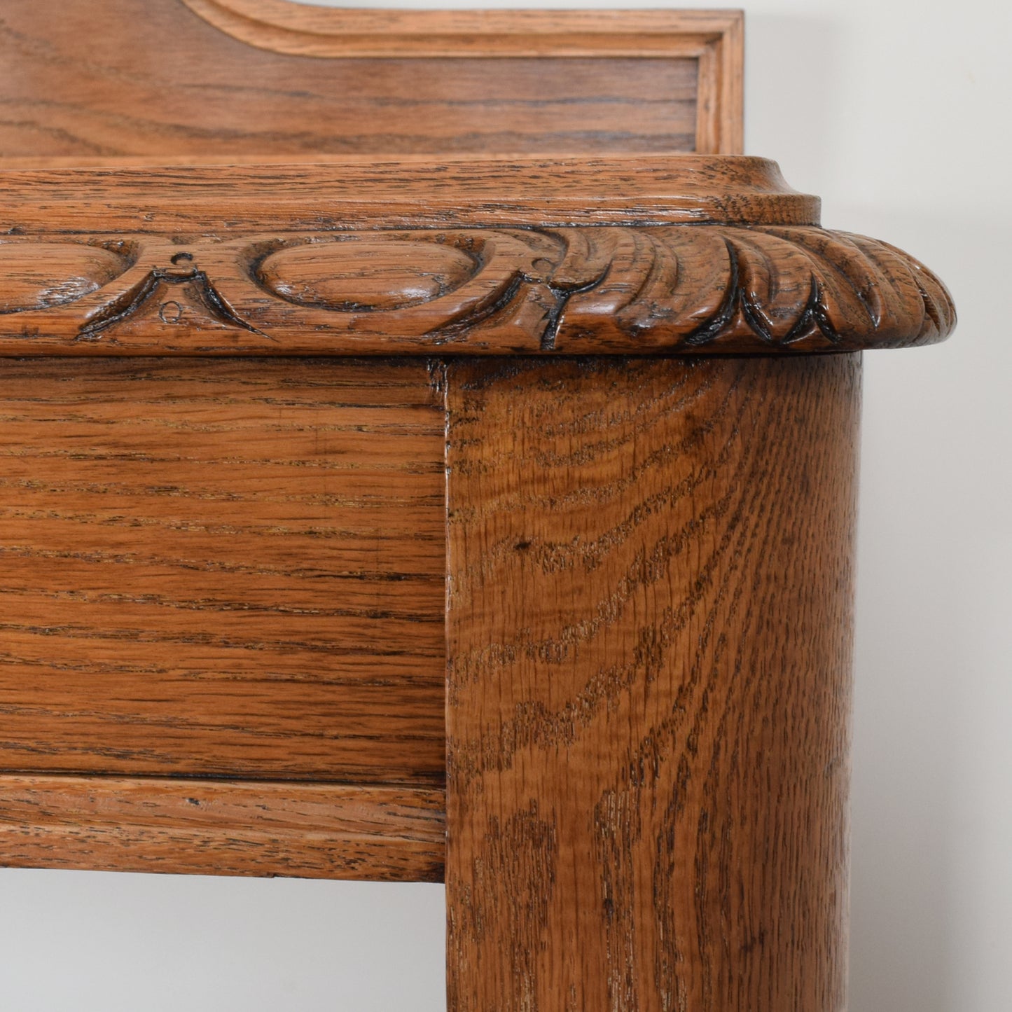 Carved Victorian Console Table
