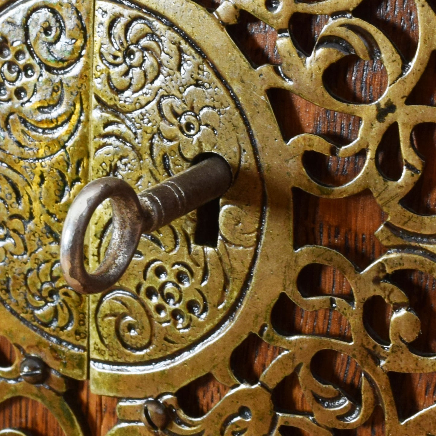 Carved Oak Sideboard