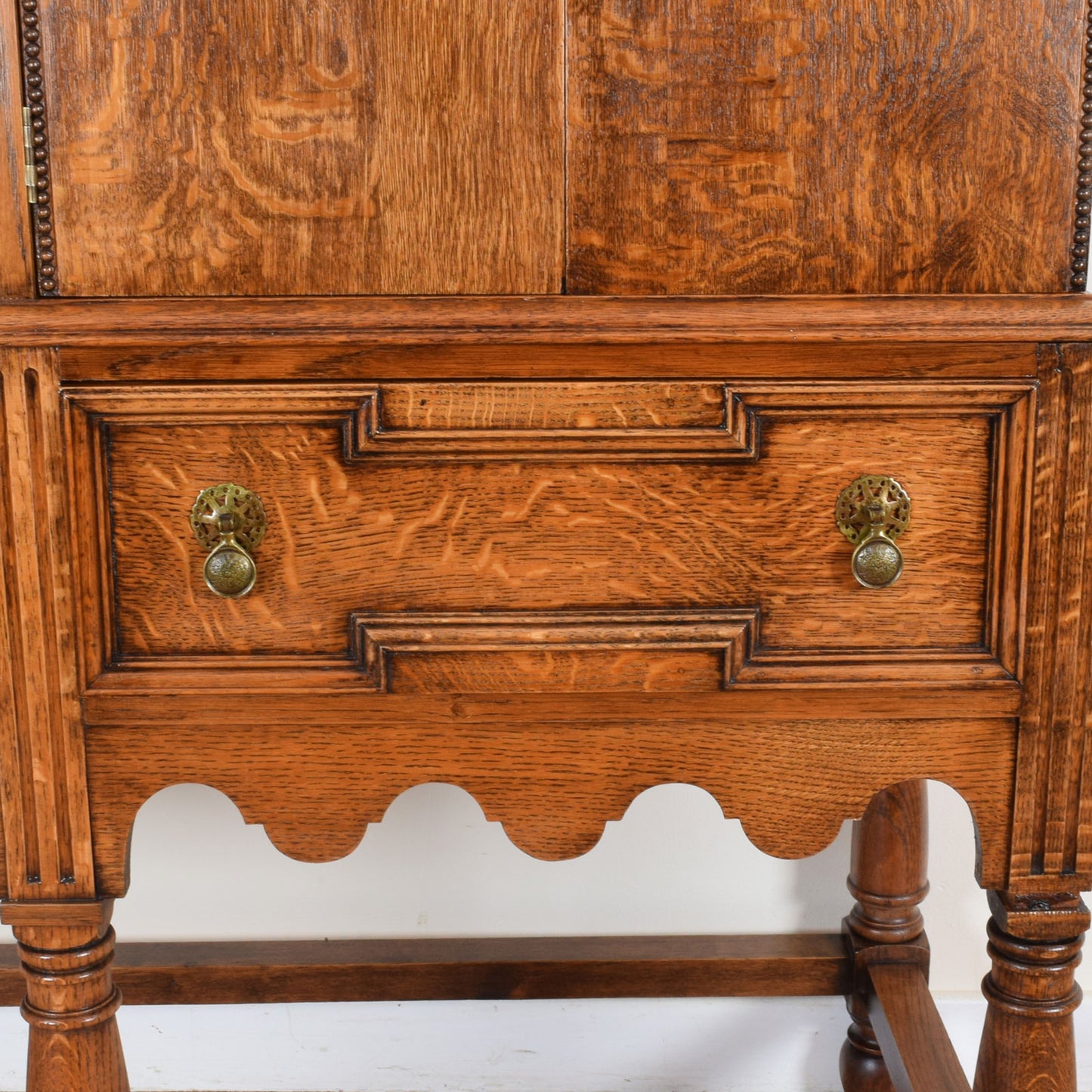 Carved Oak Sideboard