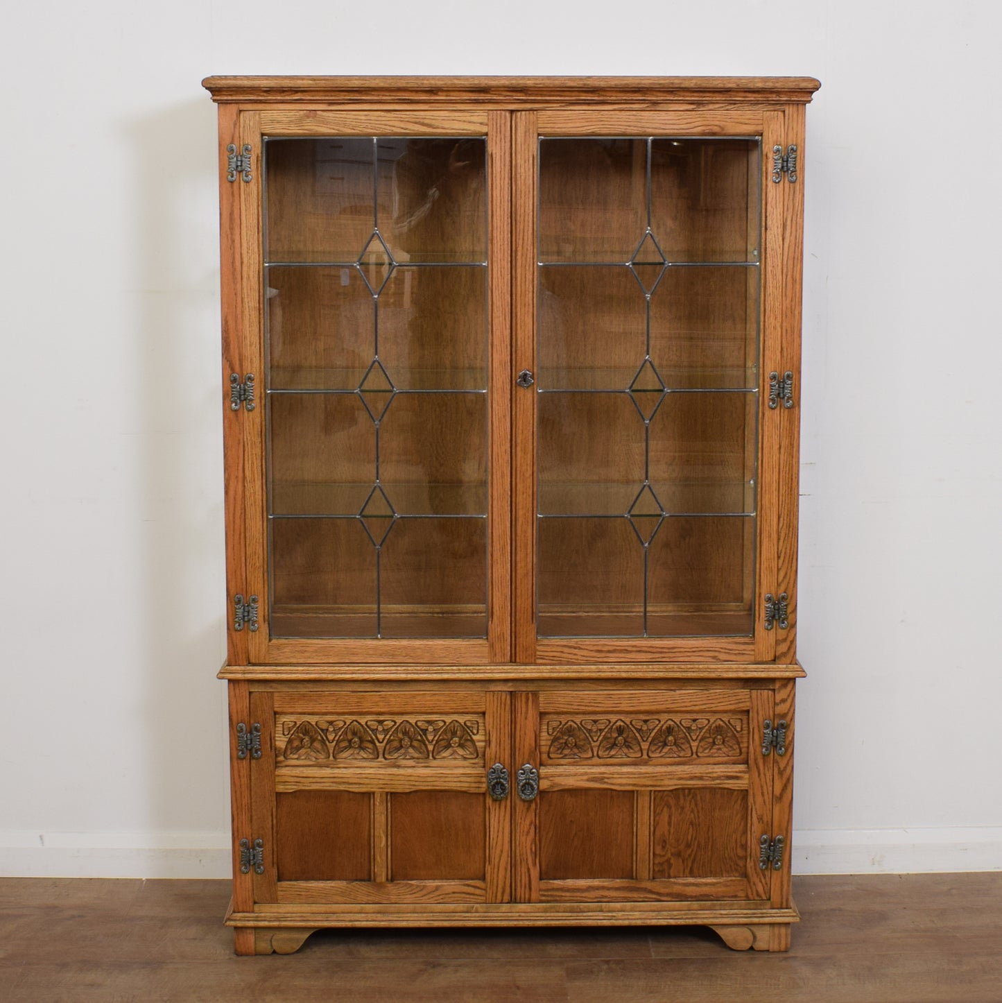 Restored Old Charm Glazed Cabinet