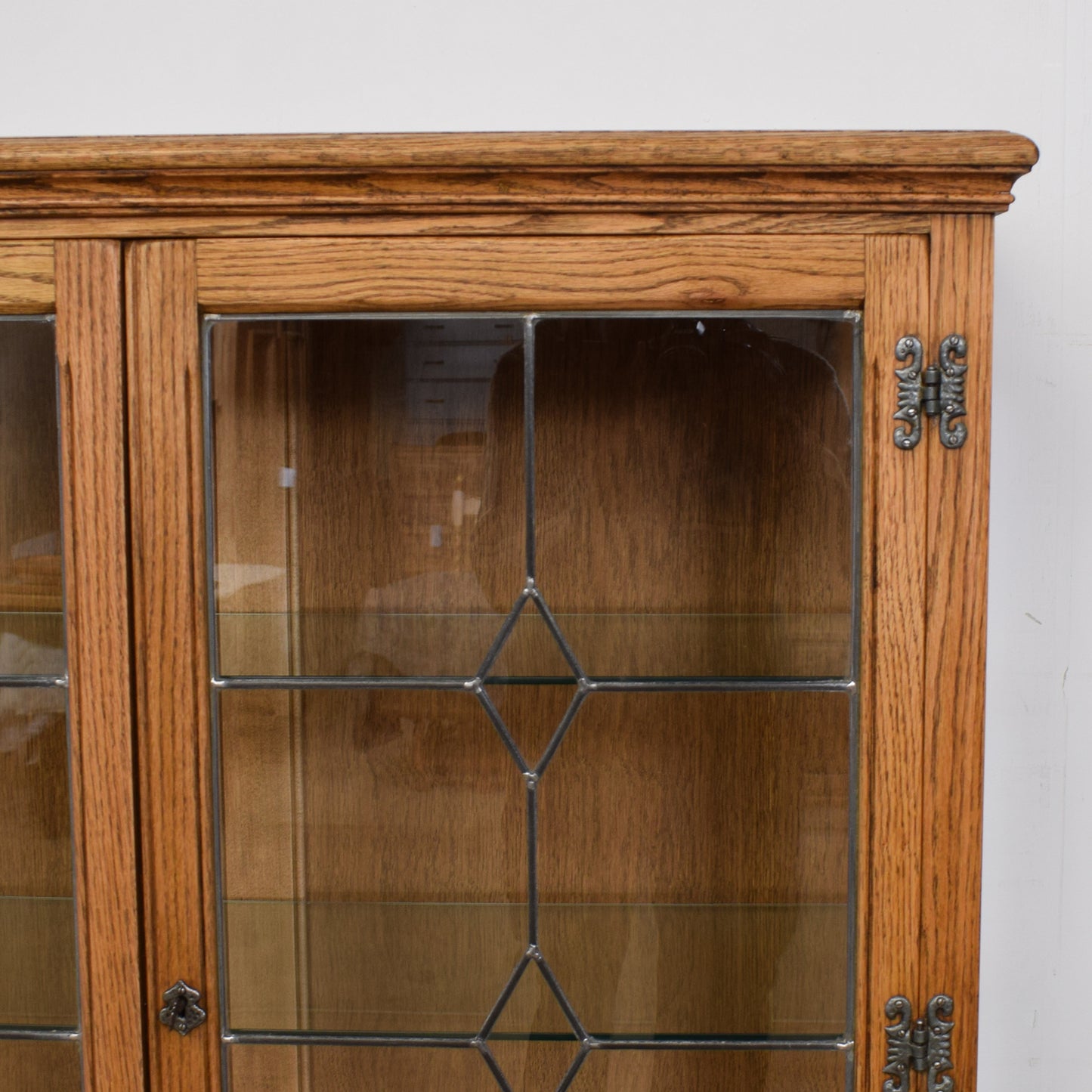 Restored Old Charm Glazed Cabinet