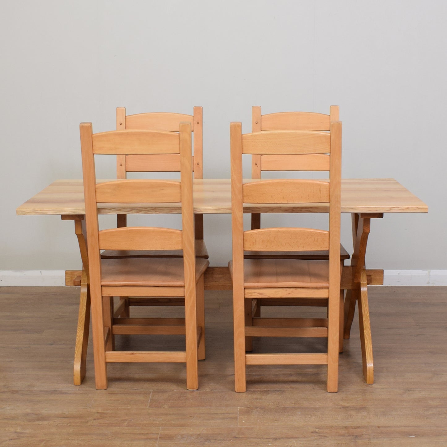 Farmhouse Style Table & Four Chairs