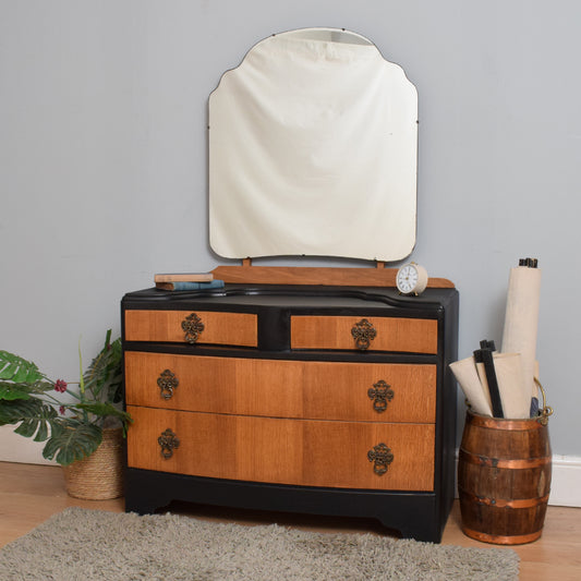 Painted Oak Veneer Dressing Table