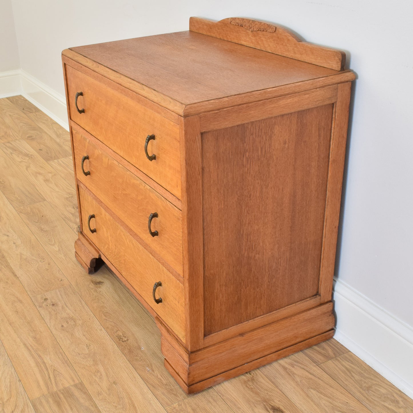 Restored Oak Chest Of Drawers