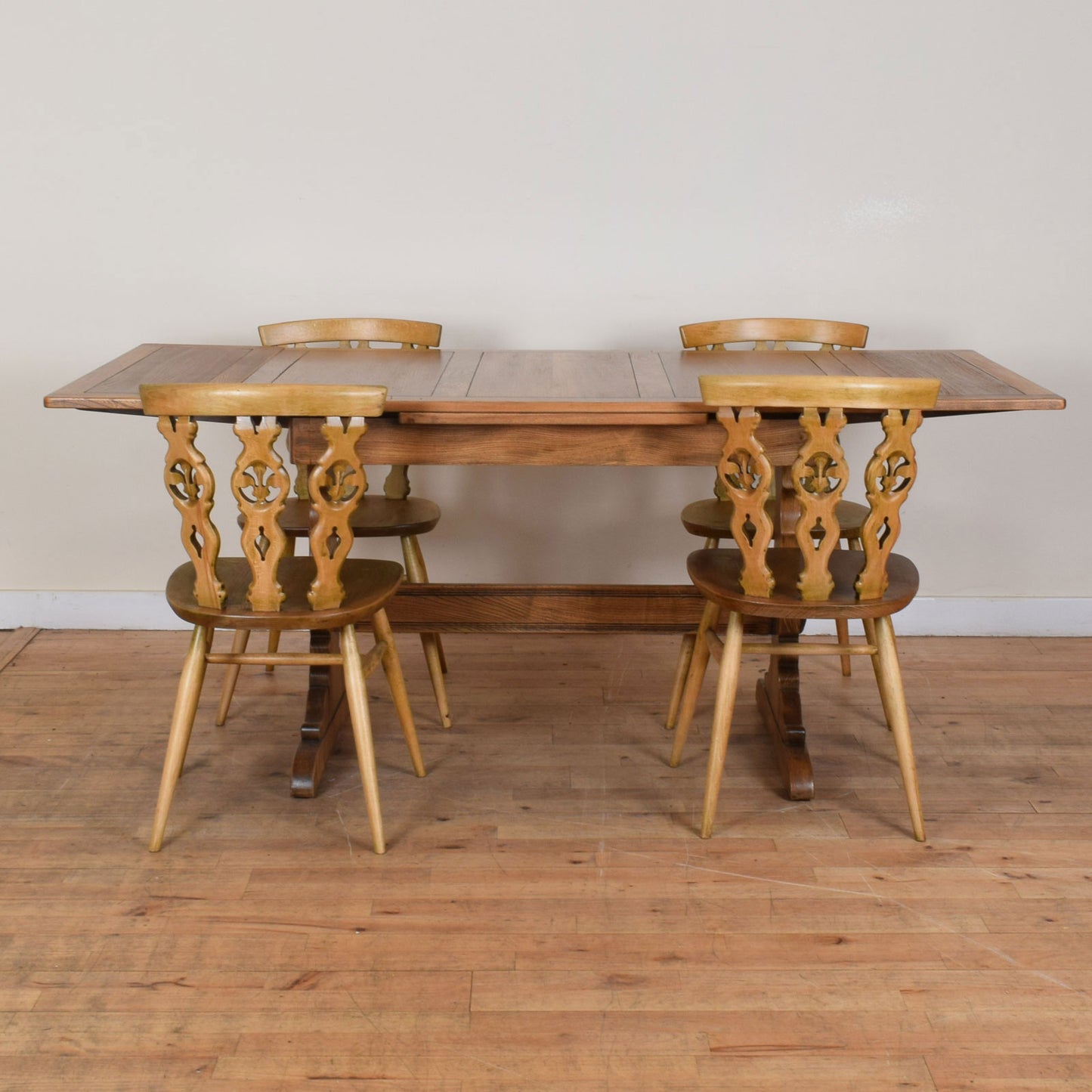 Ercol Table and Four Chairs