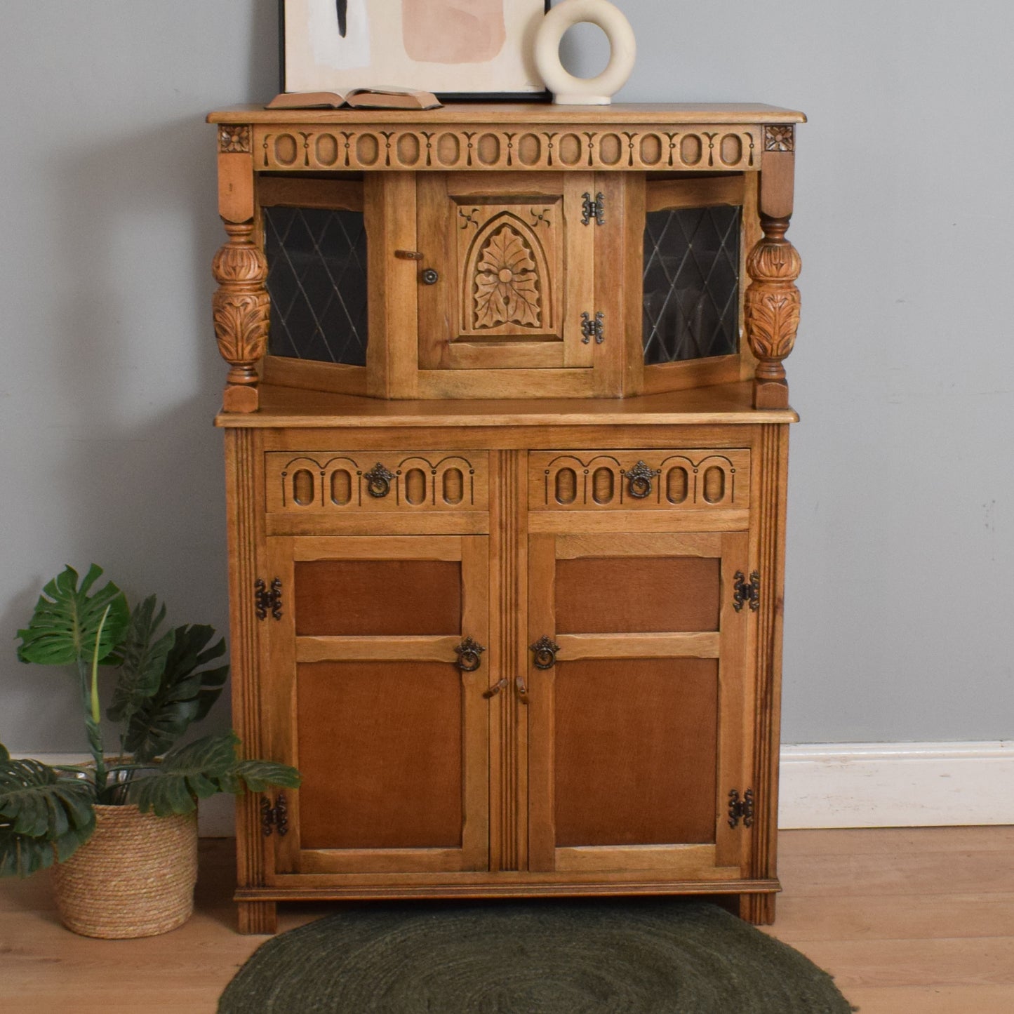 Small Vintage Court Cabinet
