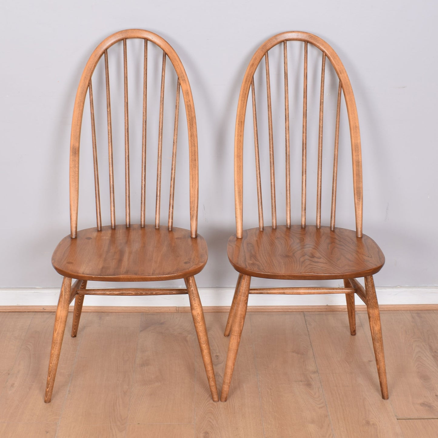 Restored Ercol Dining Table with Four Chairs