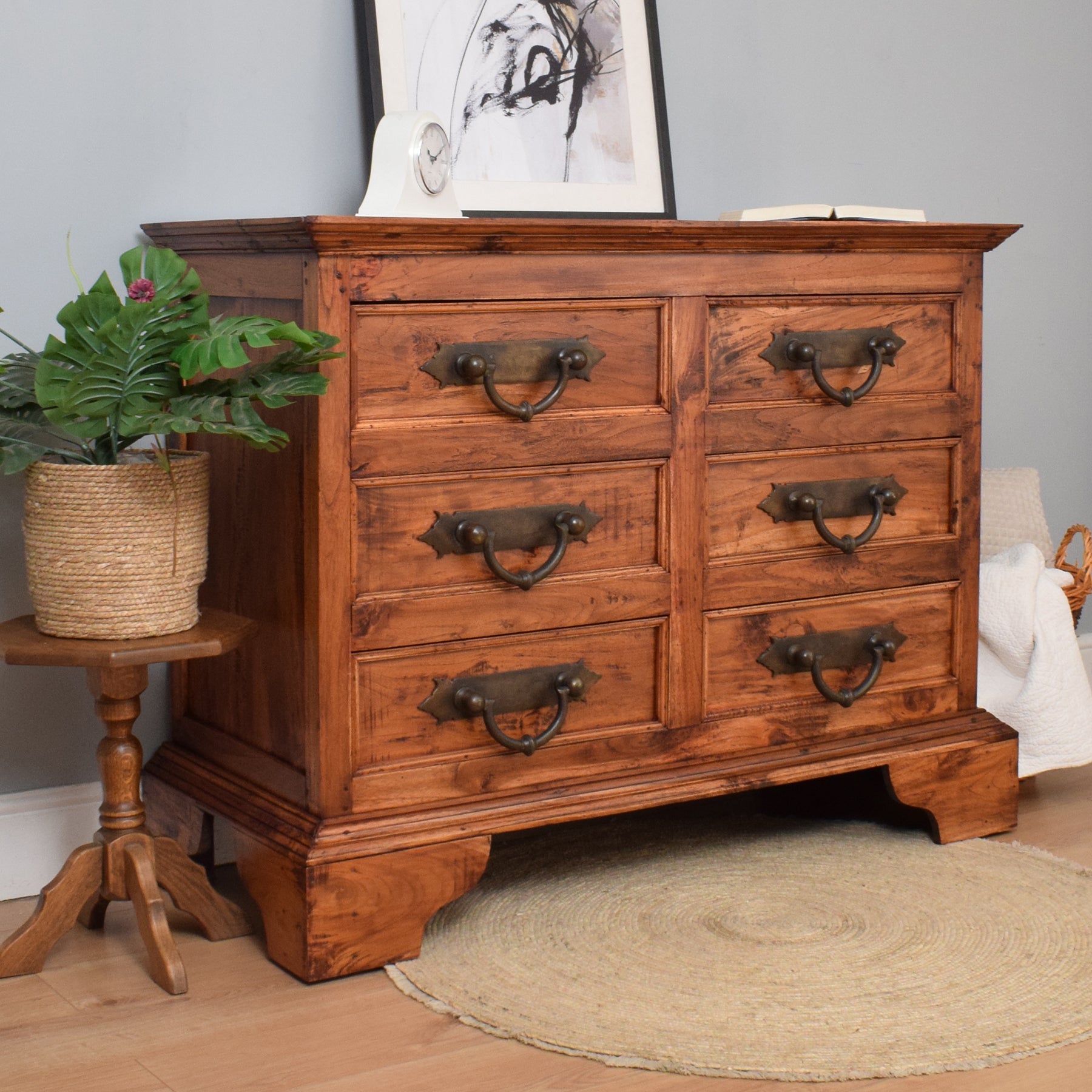 Hardwood chest of deals drawers