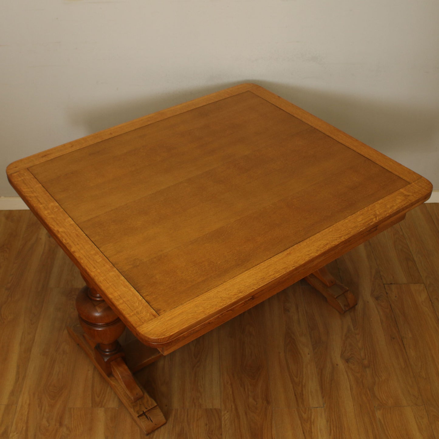Restored Oak Table and Six Chairs